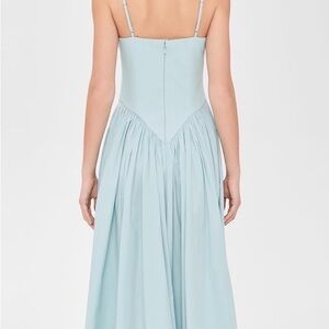 Chic Sky Blue Maxi Dress